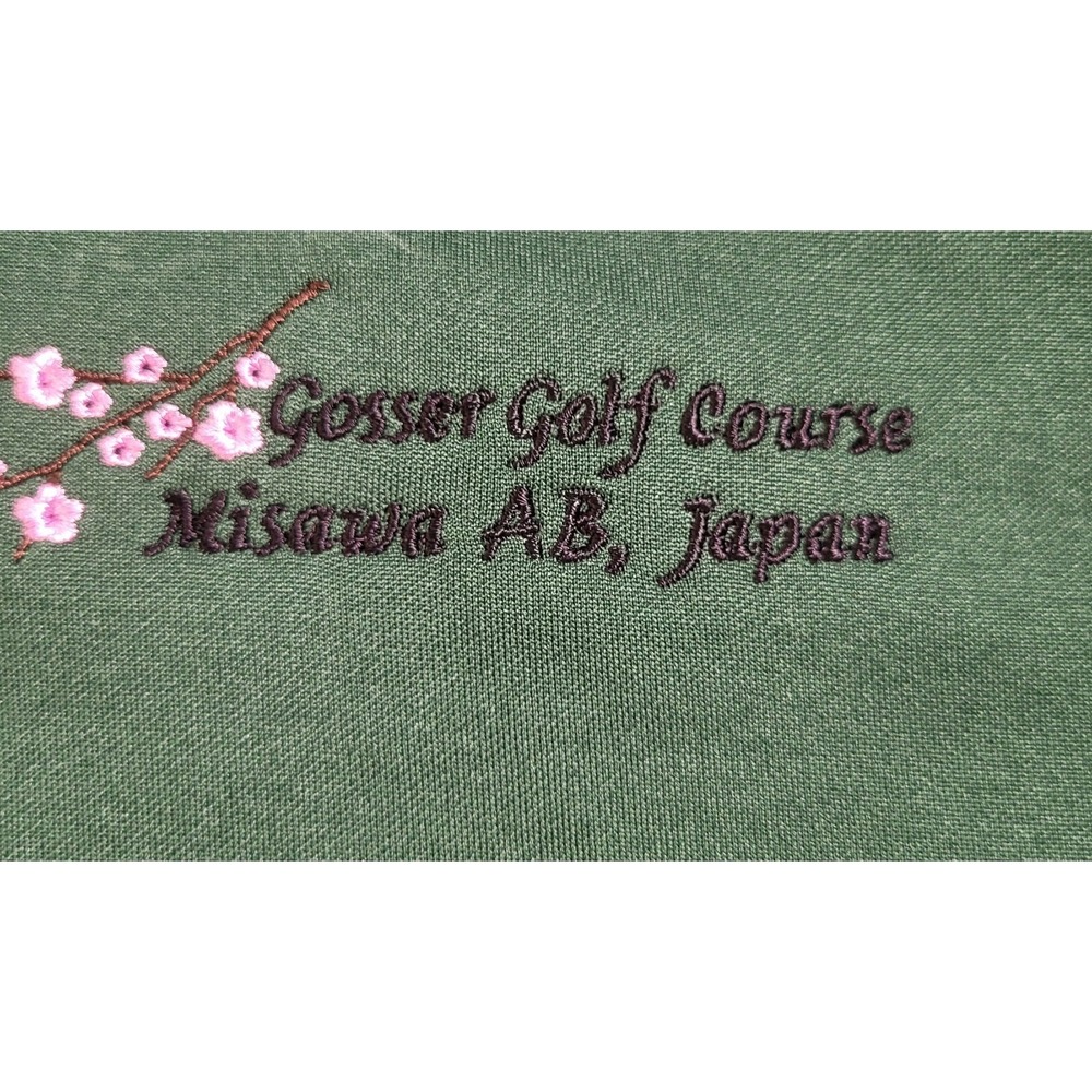 Nike Dri-Fit Golf Polo Misawa AB. Japan Mens Large Green - Picture 3 of 13